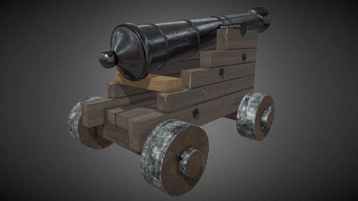 Cañón 3D Model