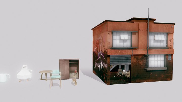 Factory 3D Model