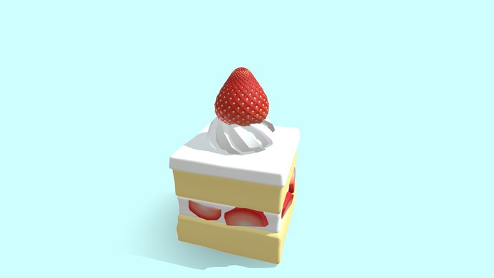 Strawberry Shortcake 3D Model