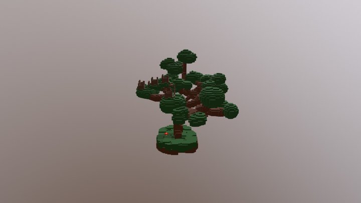 Tree Village 3D Model