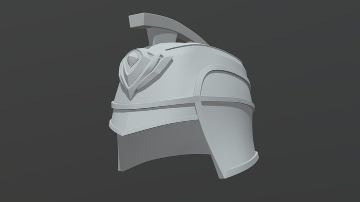 Arcane Enforcer Helmet (for 3D printing) 3D Model
