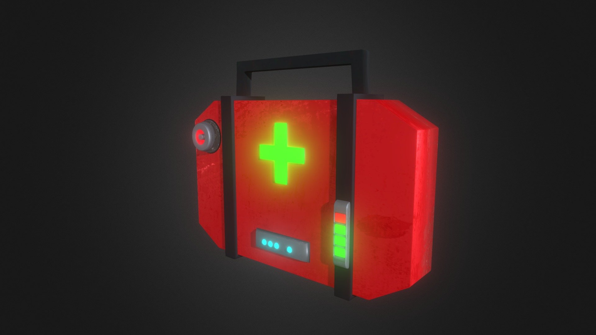 SciFi first aid kit Download Free 3D model by BannedSteak [cb7ba45