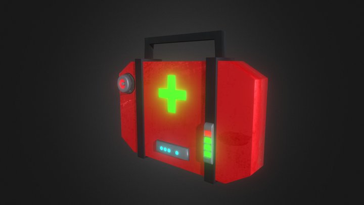 Sci-Fi first aid kit 3D Model