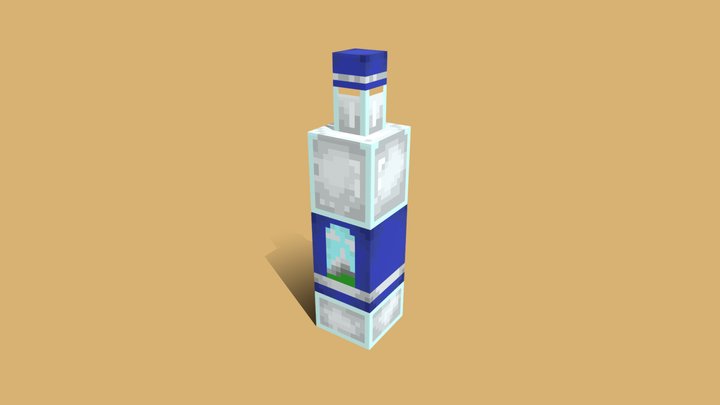 Vodka 3D Model