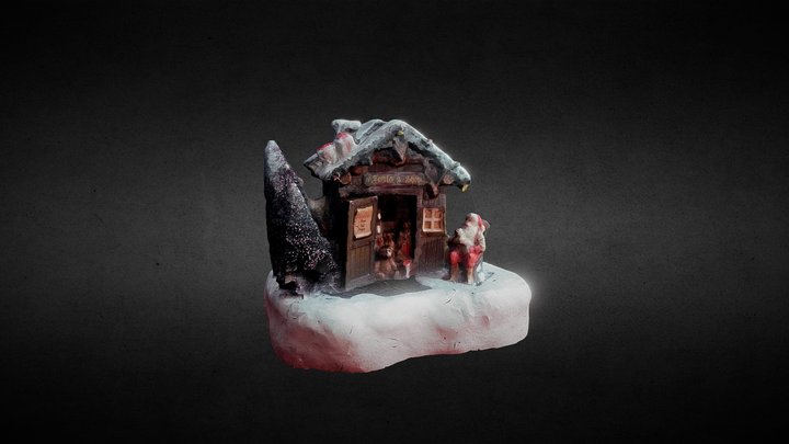 LuVille Santa's Shop 3D Model