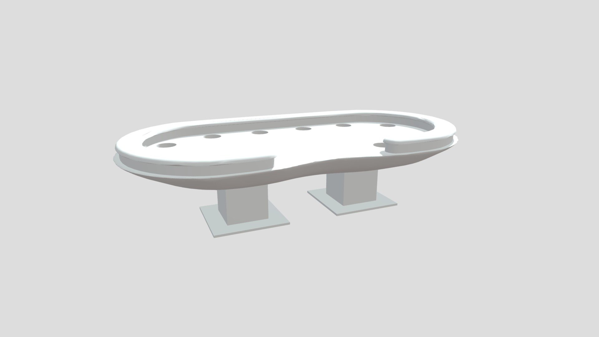 Poker table - Download Free 3D model by yopfab [cb7db48] - Sketchfab