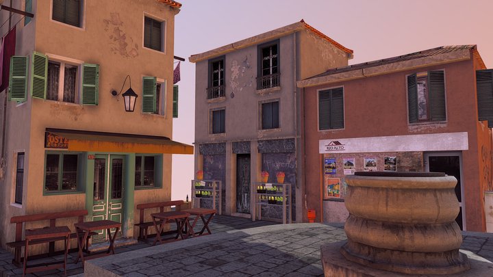 Rialto, Venice - Italy 3D Model