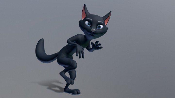Zootopia Cat - Cody Brody 3D Model