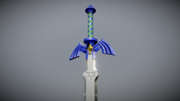 Legend of Zelda Master Sword 3D Model