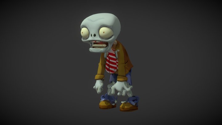 Normal zombies 3D Model