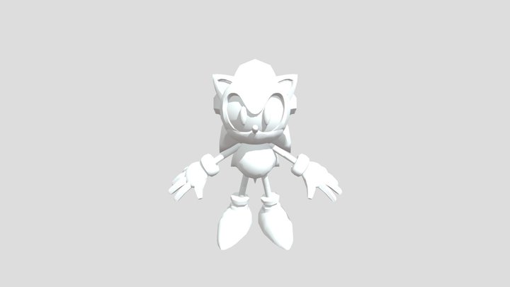 Sonic Xtreme Sonic 3D Model