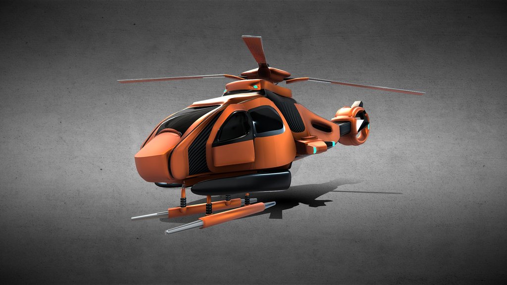 Animated Helicopter