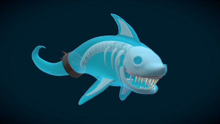 Ghost Shark 3D Model