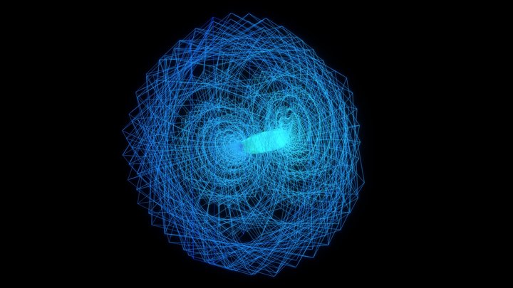 PAPP Bonnet Flux | Resonance Wireframe (1/3) – Free 3D Model STL