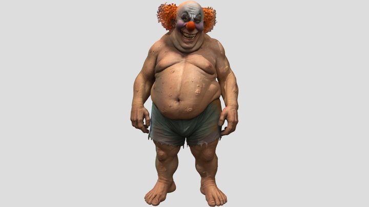 Giggles the Clown - Halloween – Gratis 3D-model STL