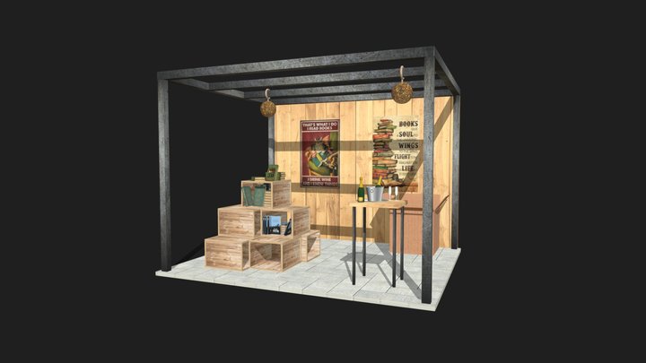Book stant 3D Model