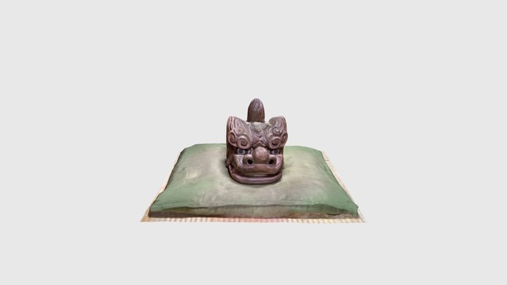 羽咋神社小獅子(古) 3D Model