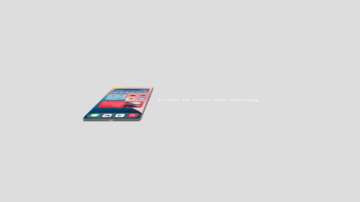 Generic Modern iPhone 3d model.