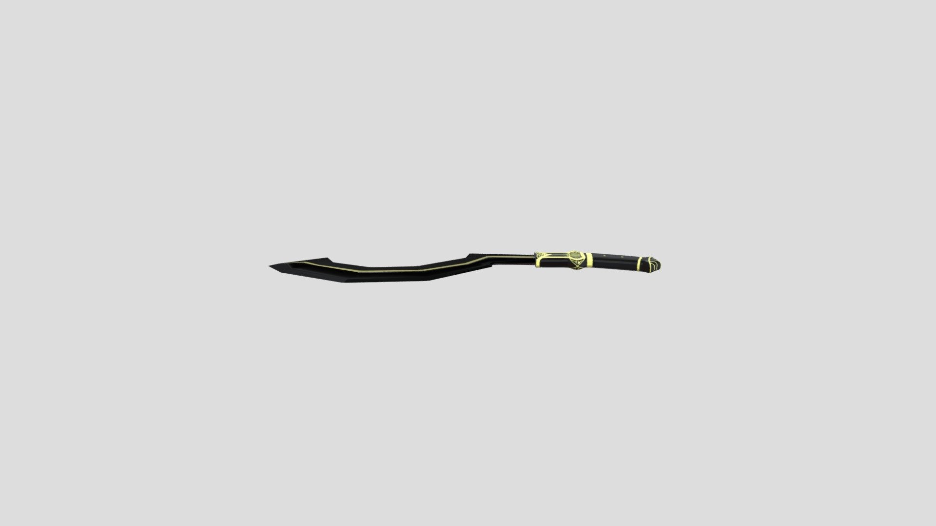 Egyptian Khopesh Low Poly Download Free 3D model by Asiesten5