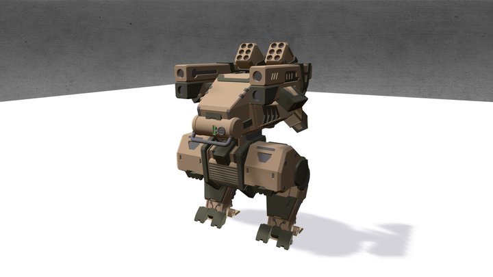 Thick mech 3D Model