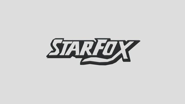 Starfox: Logo (3D) 3D Model