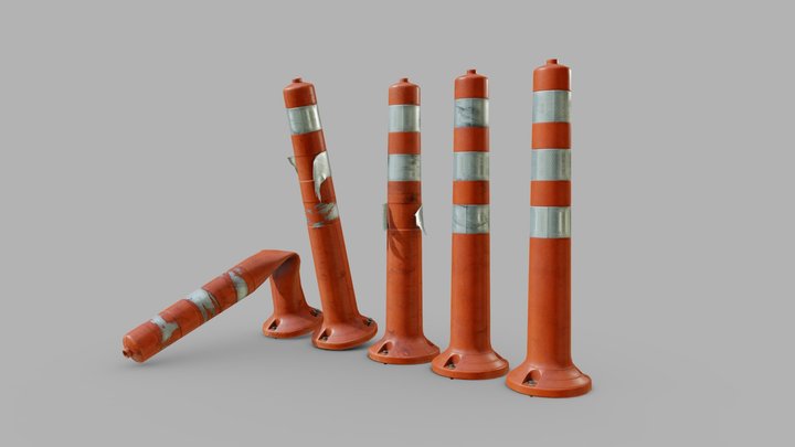 Traffic cone 3D Model