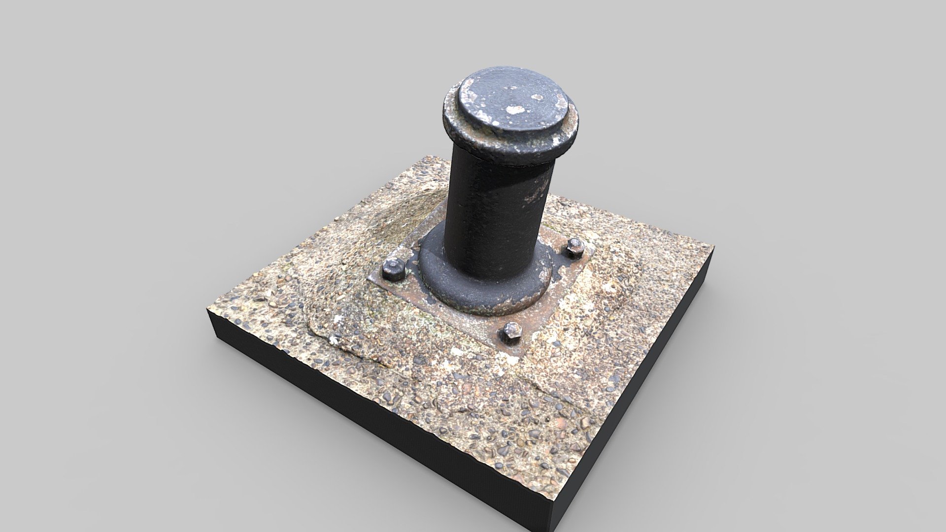 Blackwall Basin Mooring Feature - Buy Royalty Free 3D model by ...