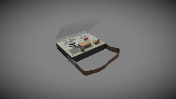 Old recorder 3D Model