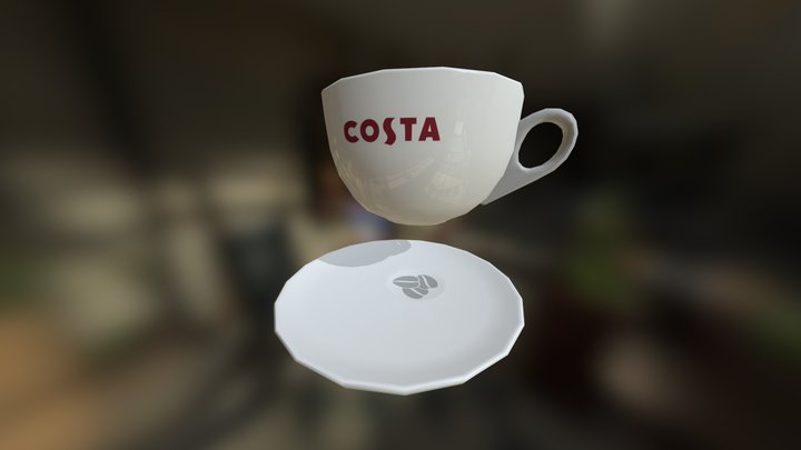 Costa Coffee Mug 3D Model