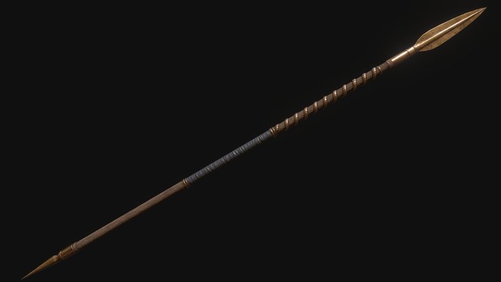 Bronze Greek Spear (Dory) 3D Model