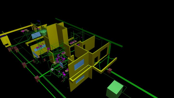 Projeto Executivo Leonardo - Arq + Hidro BIM 3D Model