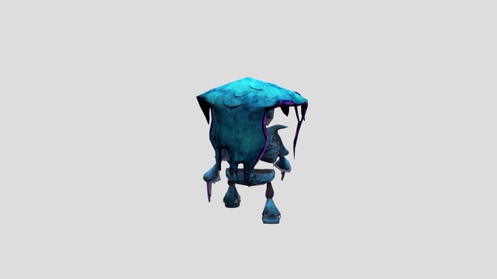 Follower Enemy - Inkcap Skeleton 3D Model