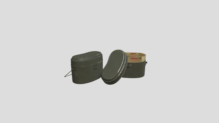 Military Mess-tin 3D Model