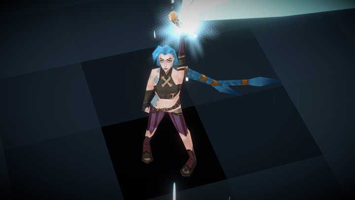 Sprite-character 3D models - Sketchfab