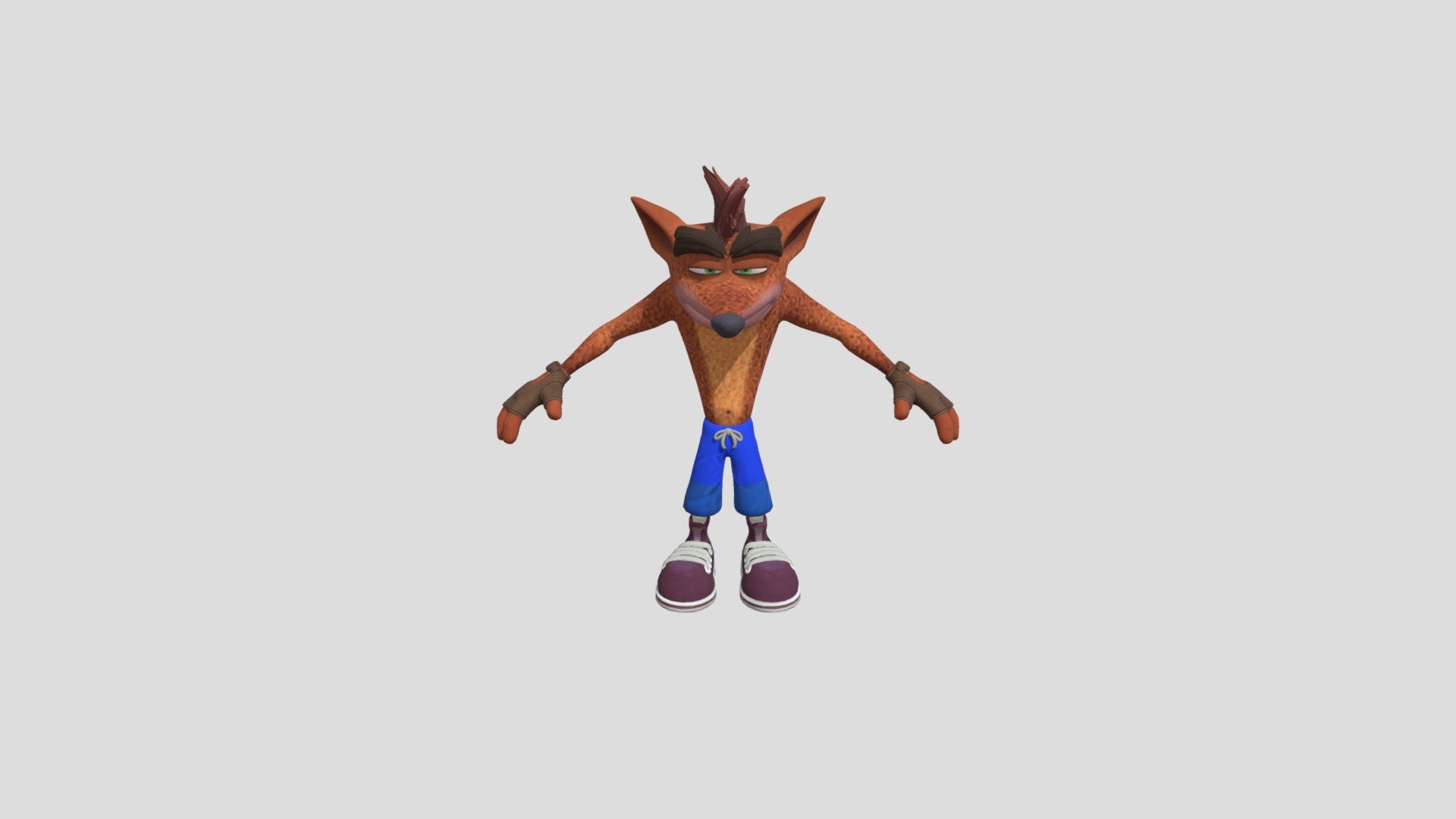 Crash Bandicoot Download Free 3D model by chicosantossaraiva [cb89c60