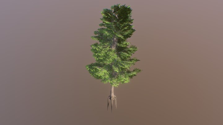 Tree low-poly 3D Model