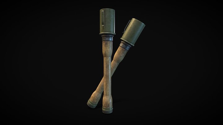stick_grenade 3D Model