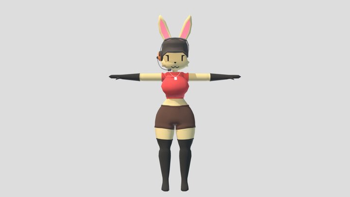 Lucy The Bun 3D Model