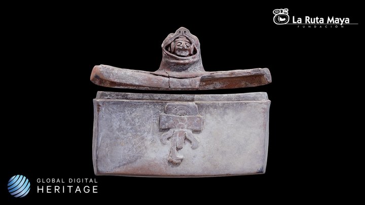 Box with Man in Jaguar Attire