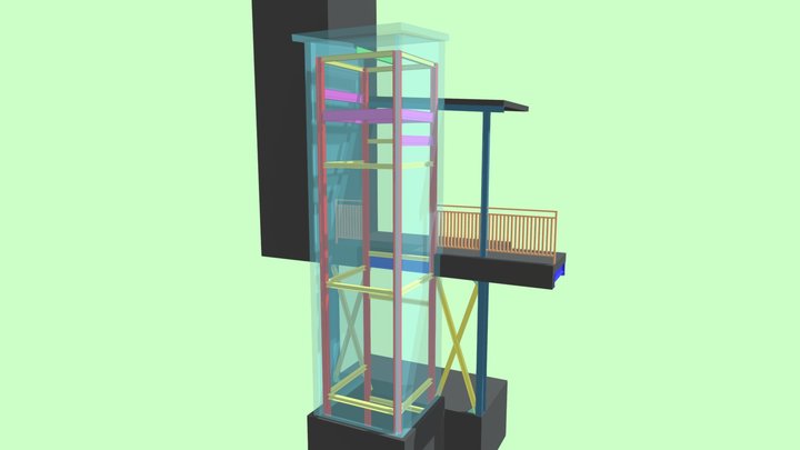 莊園-電梯20230906 3D Model