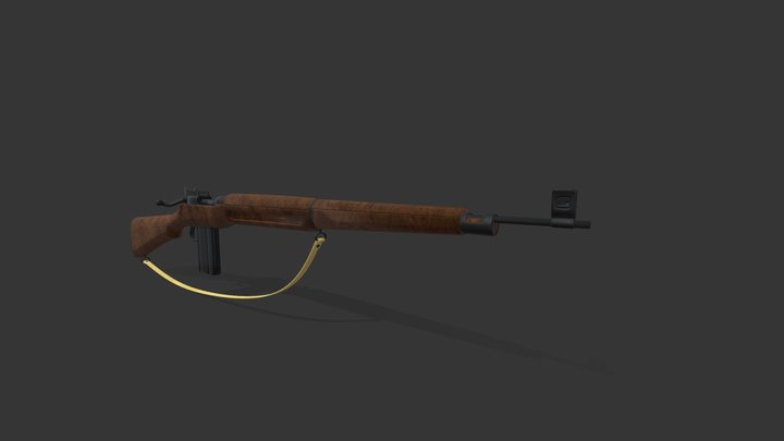 M1917 Enfield 3D Model