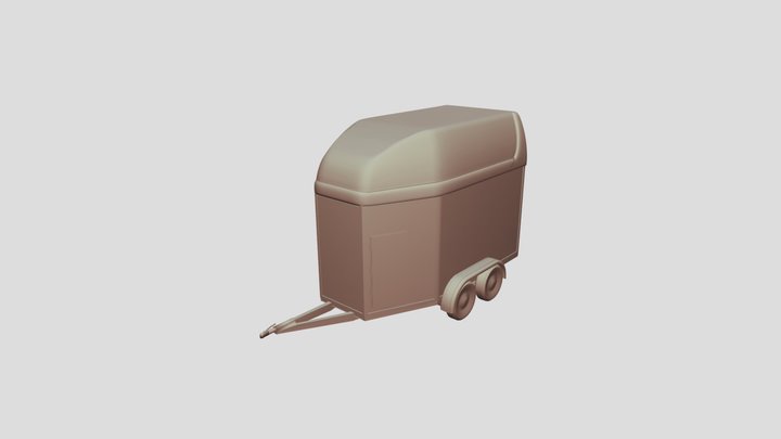 Przyczepa Konna 3D Model