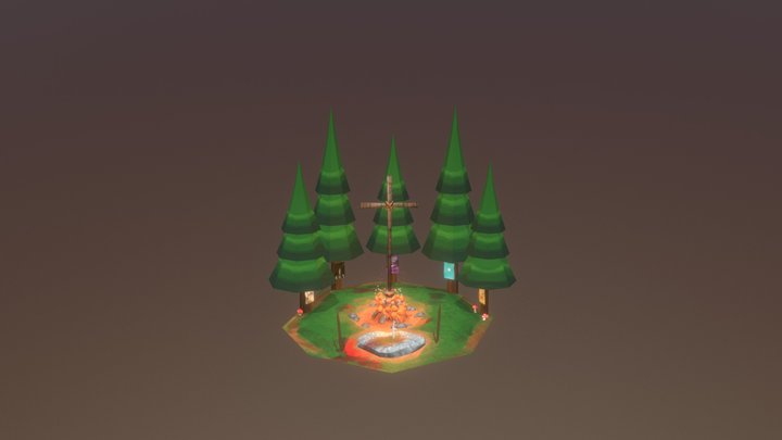 weekly sacrifice to the art gods 3D Model