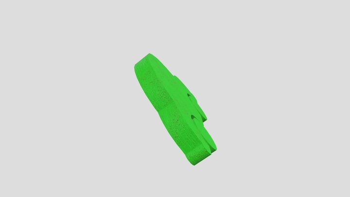 Wooden Car Shape 3D Model
