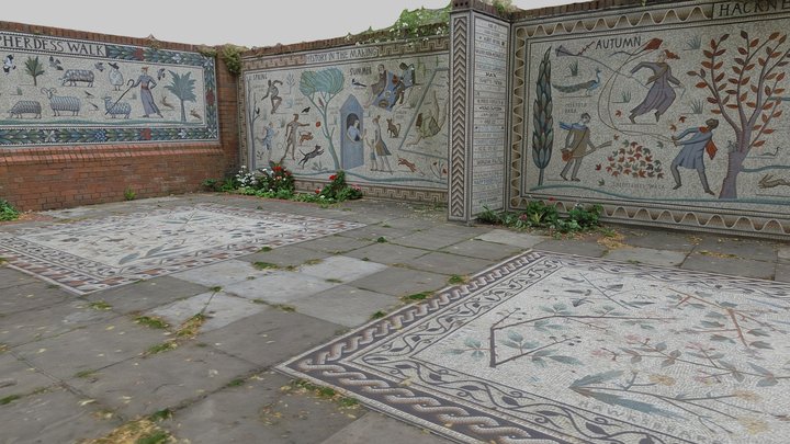 Shepherdess Walk Mosaics – Modello 3D gratuito STL