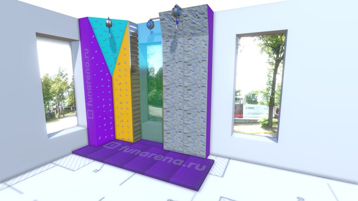 Скалодром в Лахту 3D Model