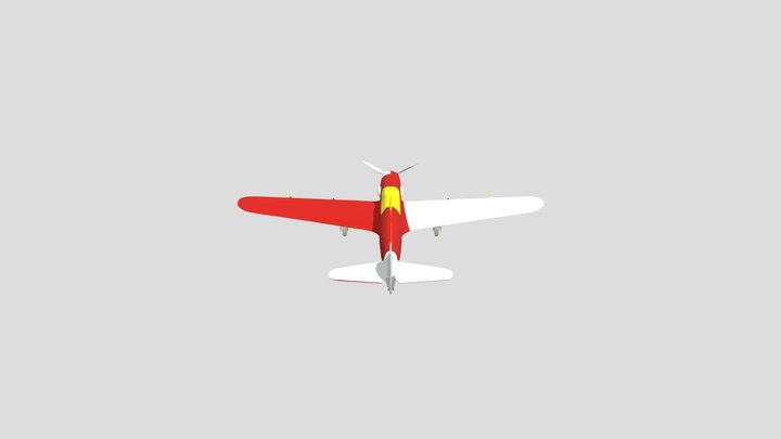 A Fighter Plane 3D Model