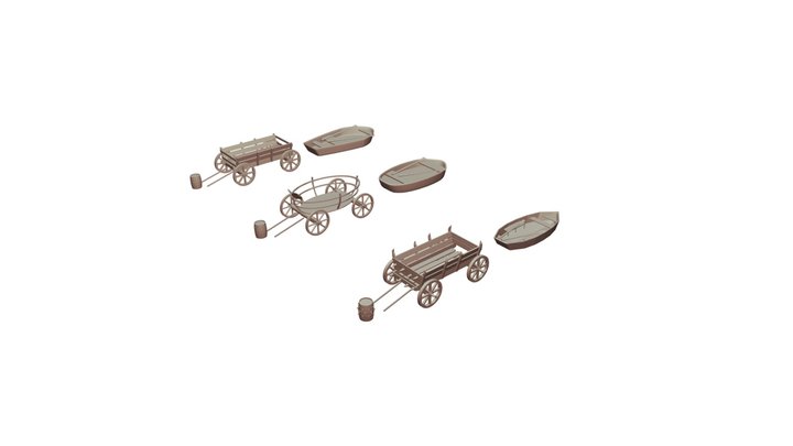 ДЗ_Силуэты 3D Model