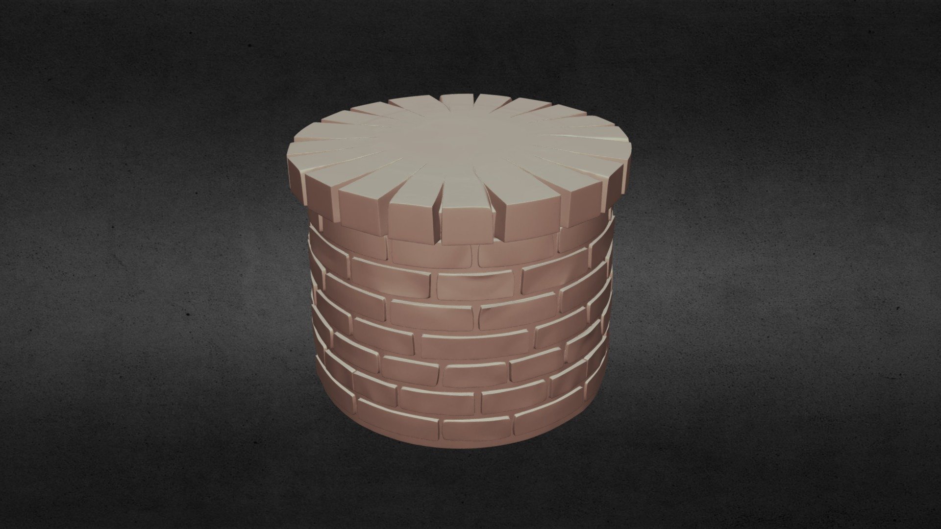 a round pedestal brick - Download Free 3D model by Mary-Morstan ...