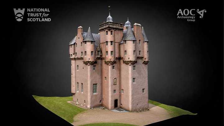 Craigievar Castle 3D Model